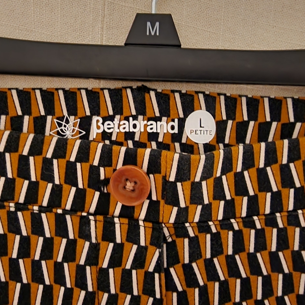 Beta brand large petite mod geo pants